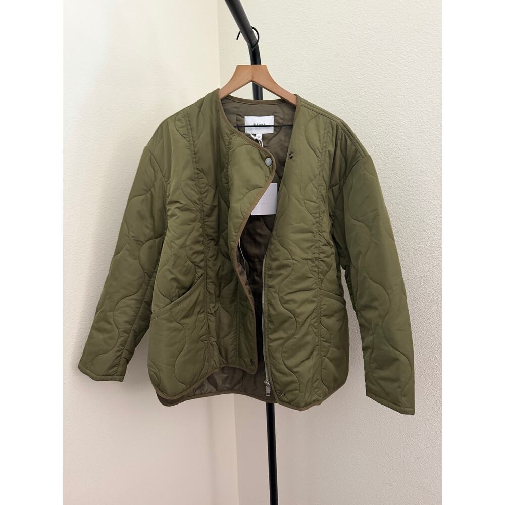 New pistola Elva puffer jacket admiral green sz large - Picture 5 of 8